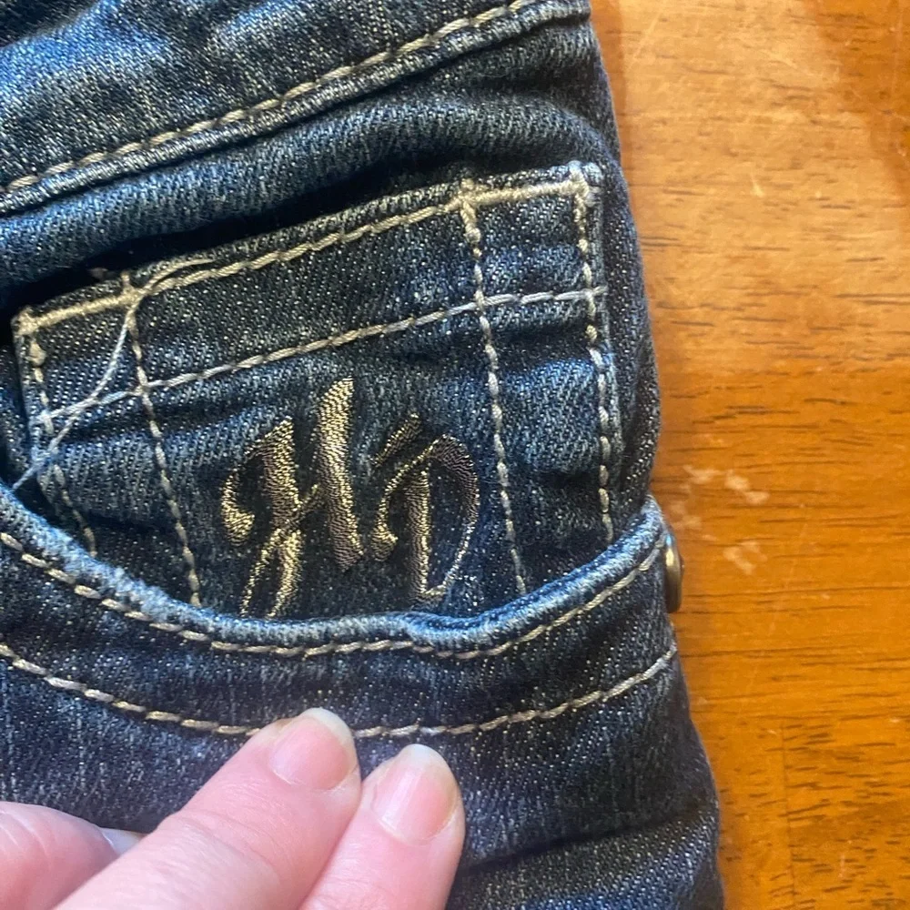 VTG Harley-Davidson Women's Embellished Dark Wash Bootcut Jeans